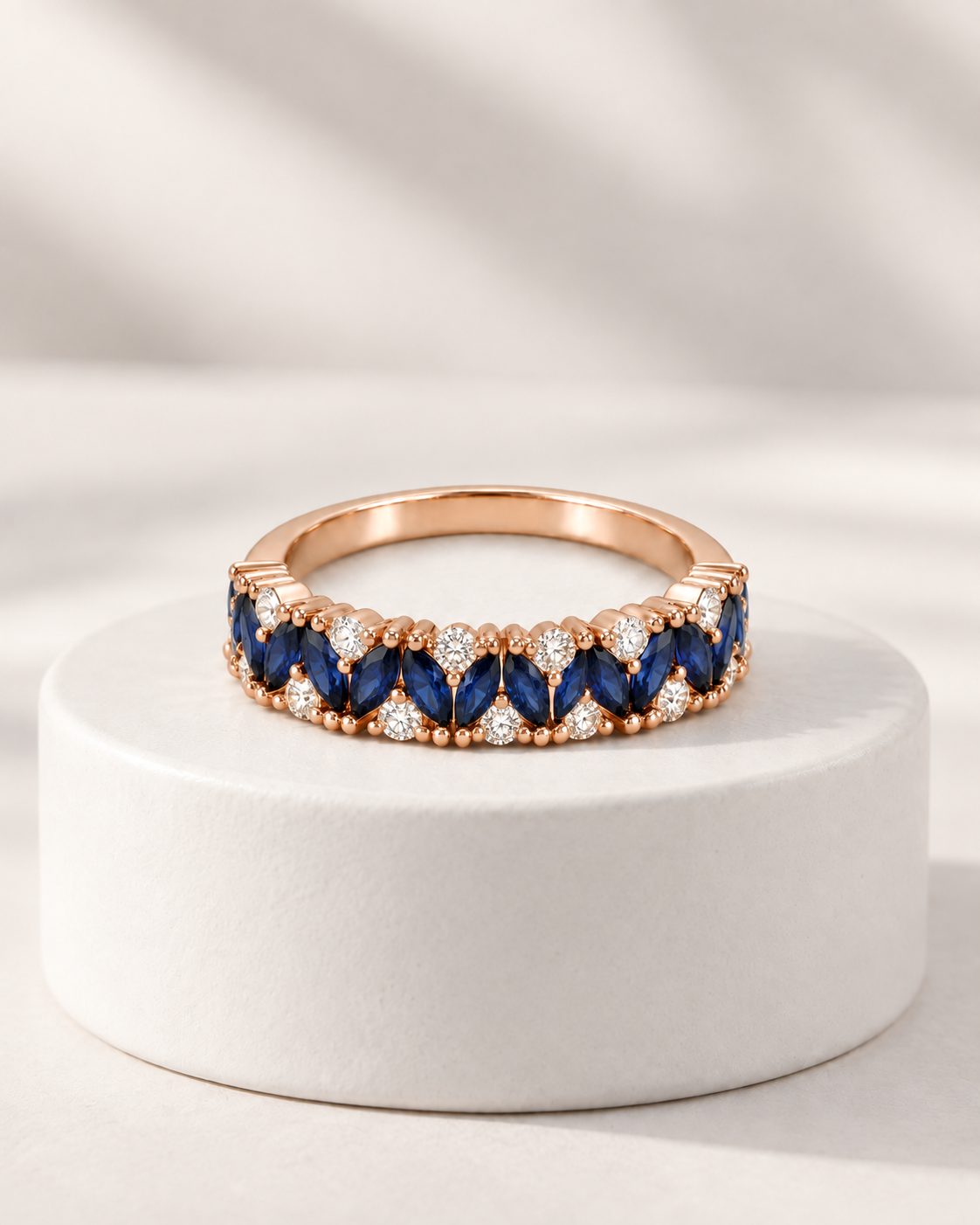 Blue Marquise Ring - Design-led creative