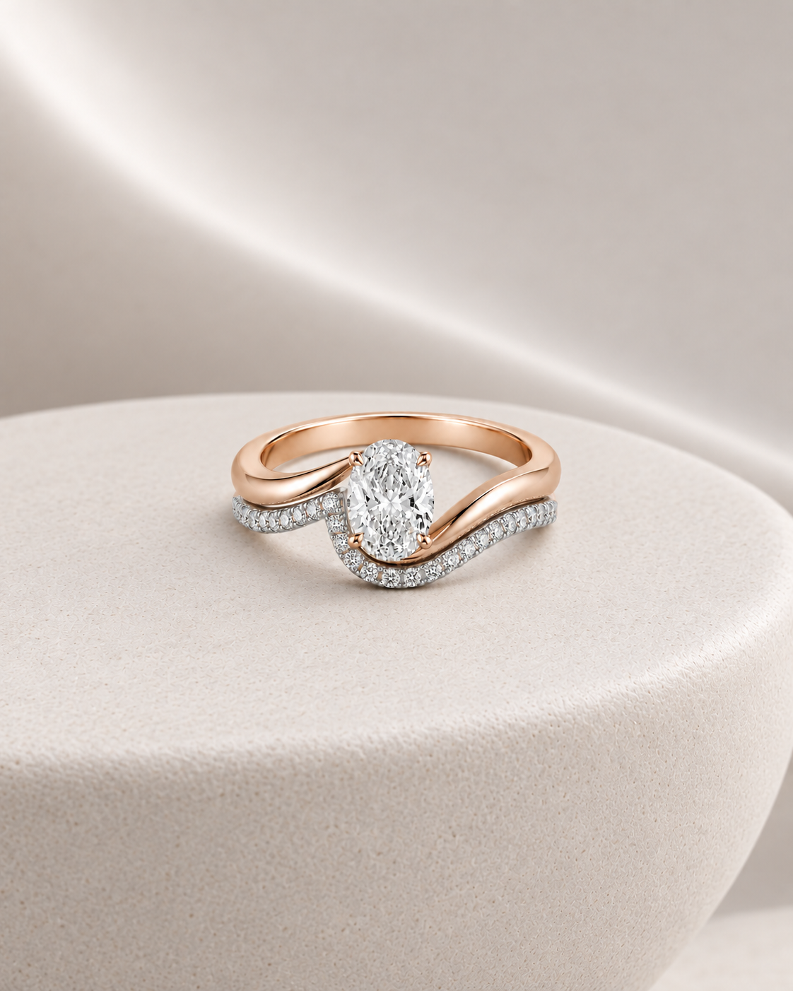 Two-Tone Swirl Ring - Design-led creative