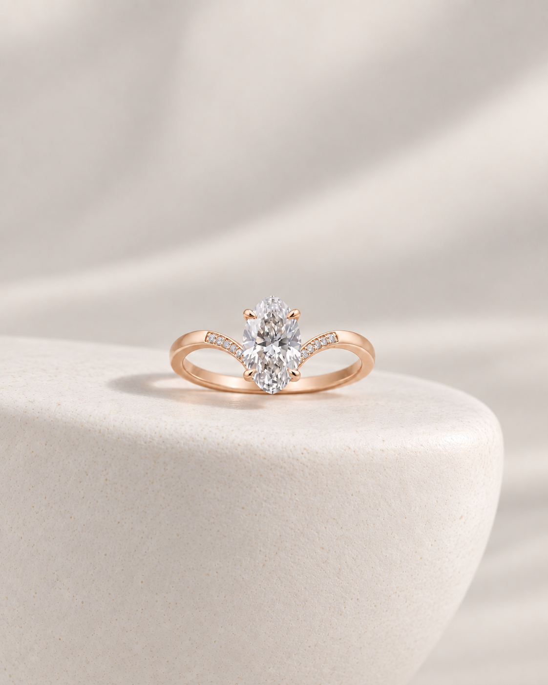 Angled Oval Ring - Design-led creative