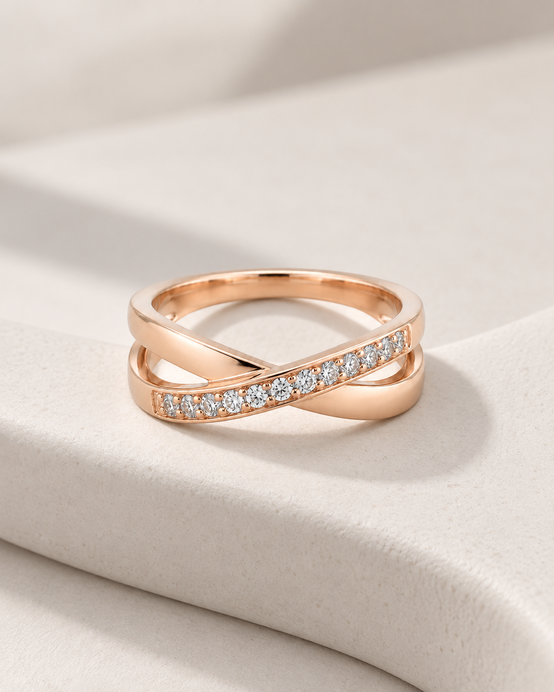 Two-Tone Crossover Ring — Design-led creative