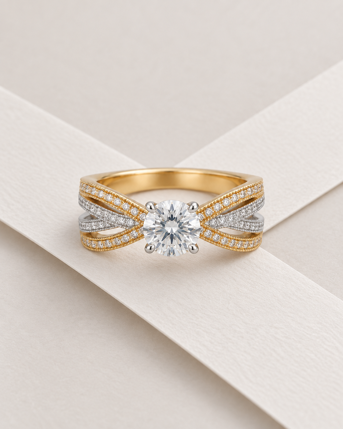 Ribbon Solitaire Ring — Design-led creative