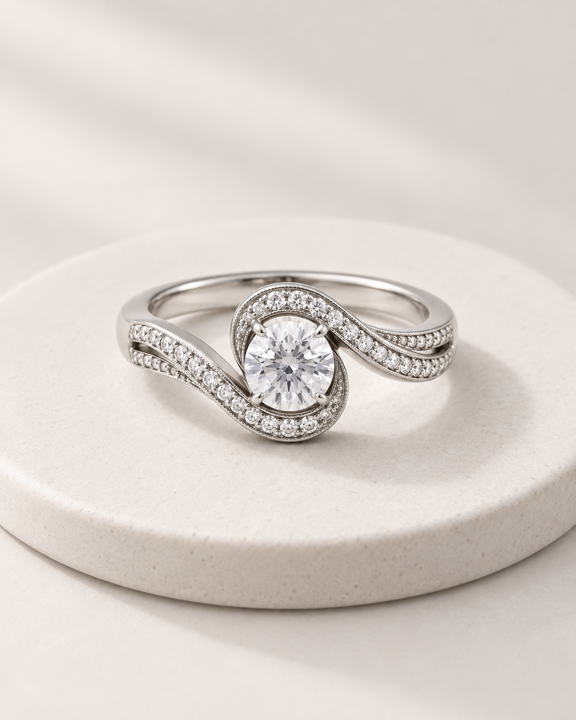 Spiral Solitaire Ring — Design-led creative