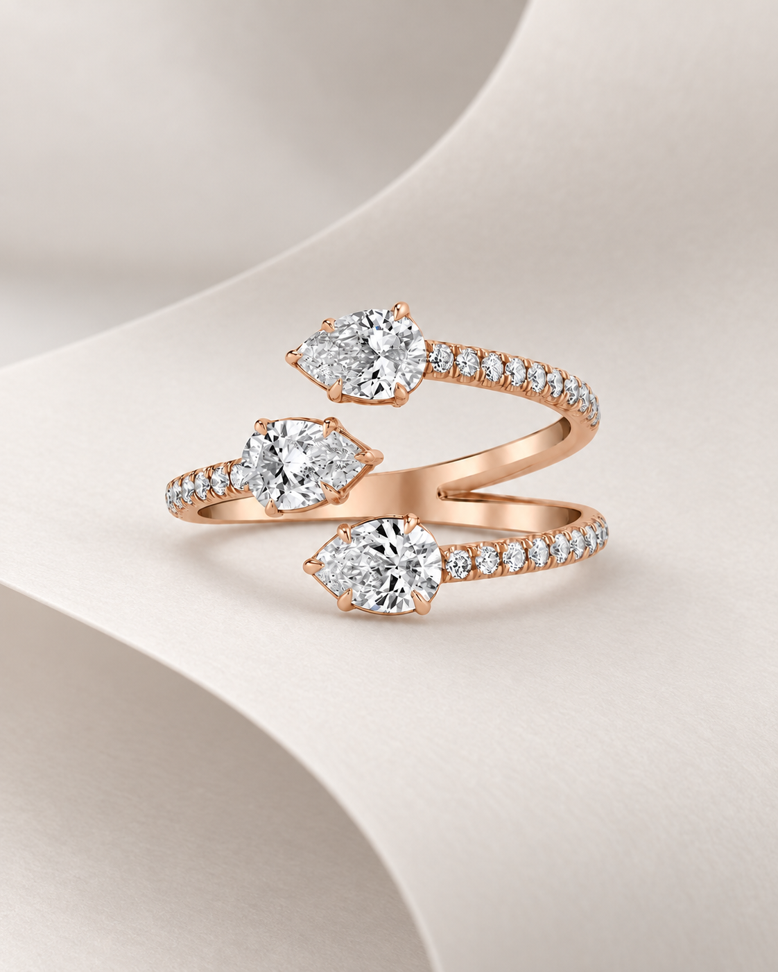 Triple Pear Ring — Design-led creative