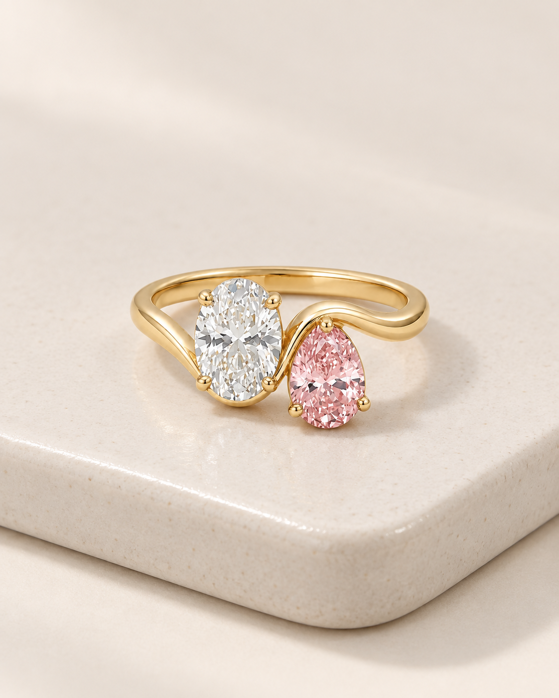 Pink Pear Ring — Design-led creative