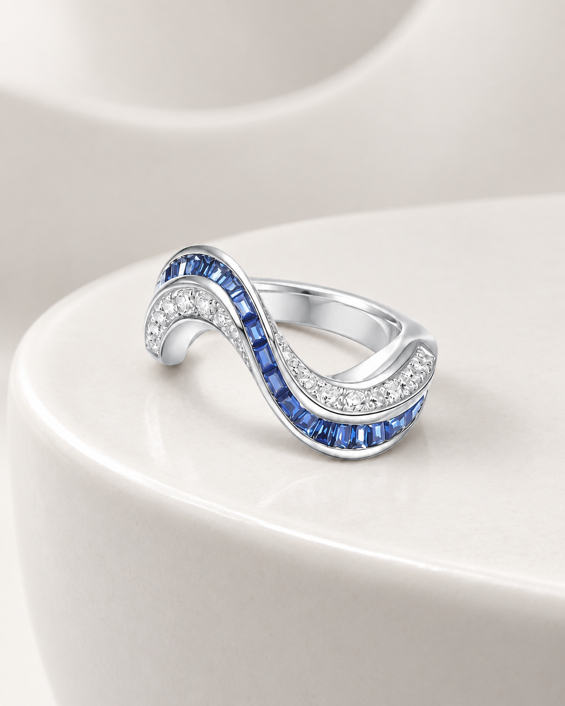 Blue Wave Ring — Design-led creative