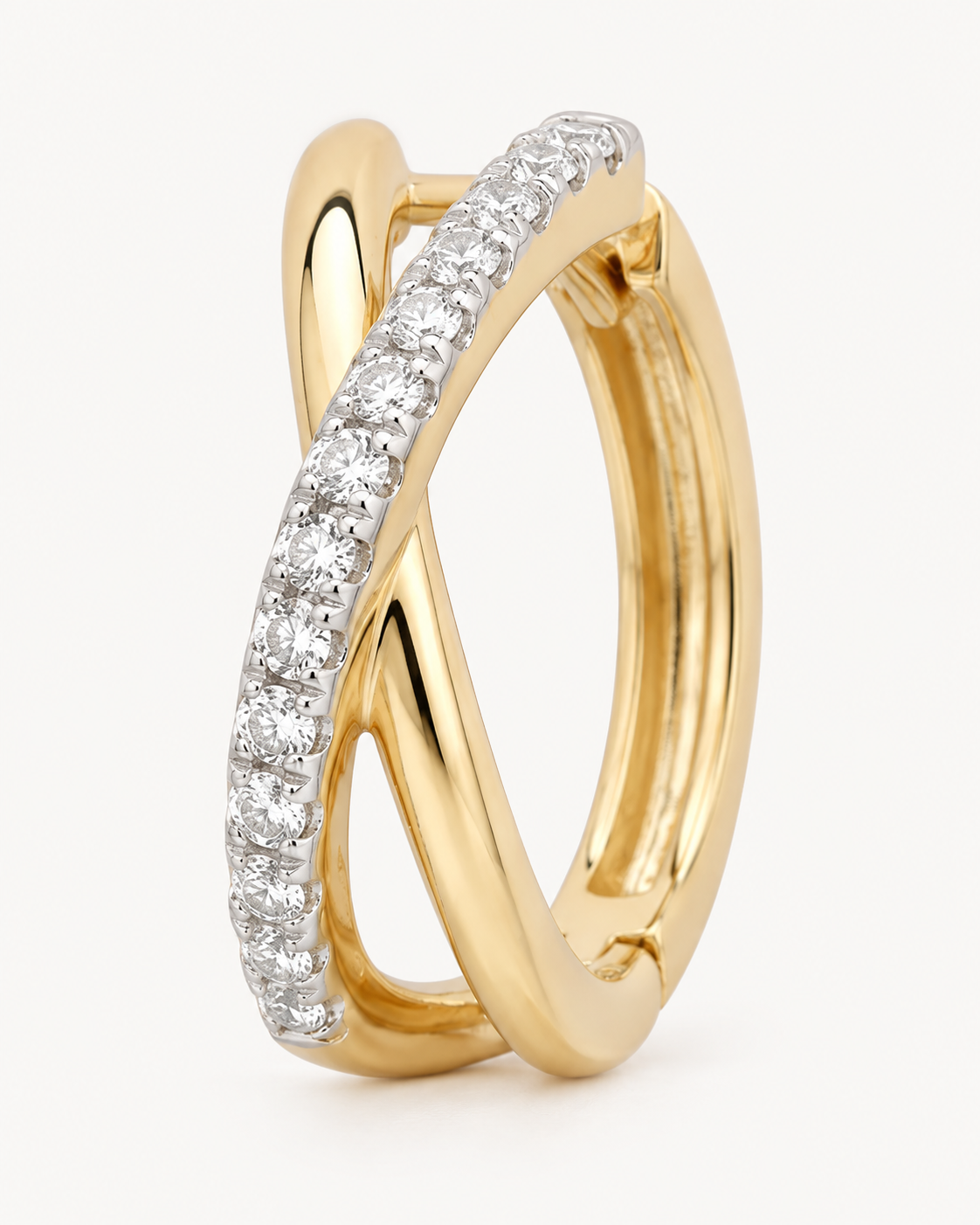 Crossing Pavé Hoops — construction detail