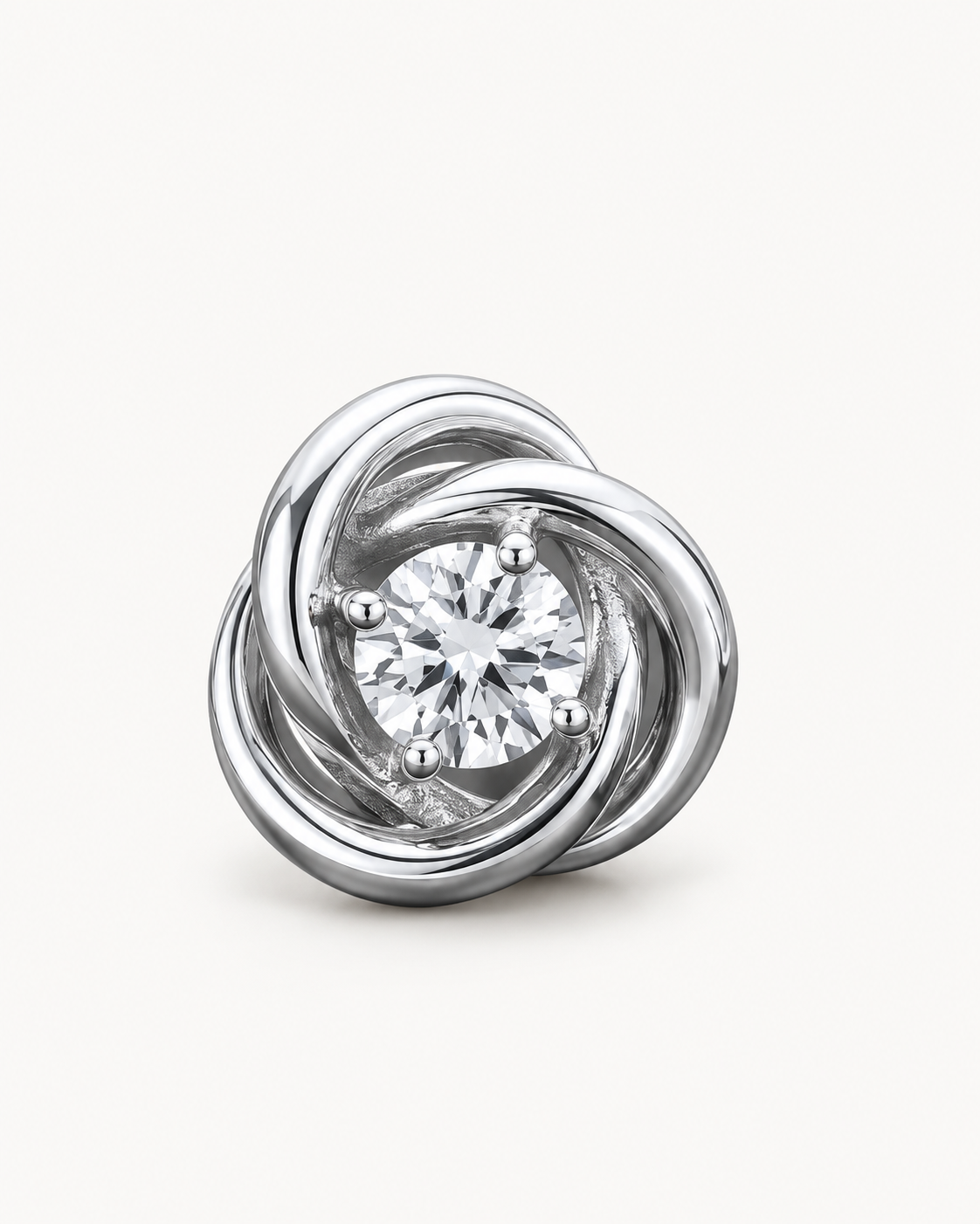 Layered Swirl Studs — construction detail