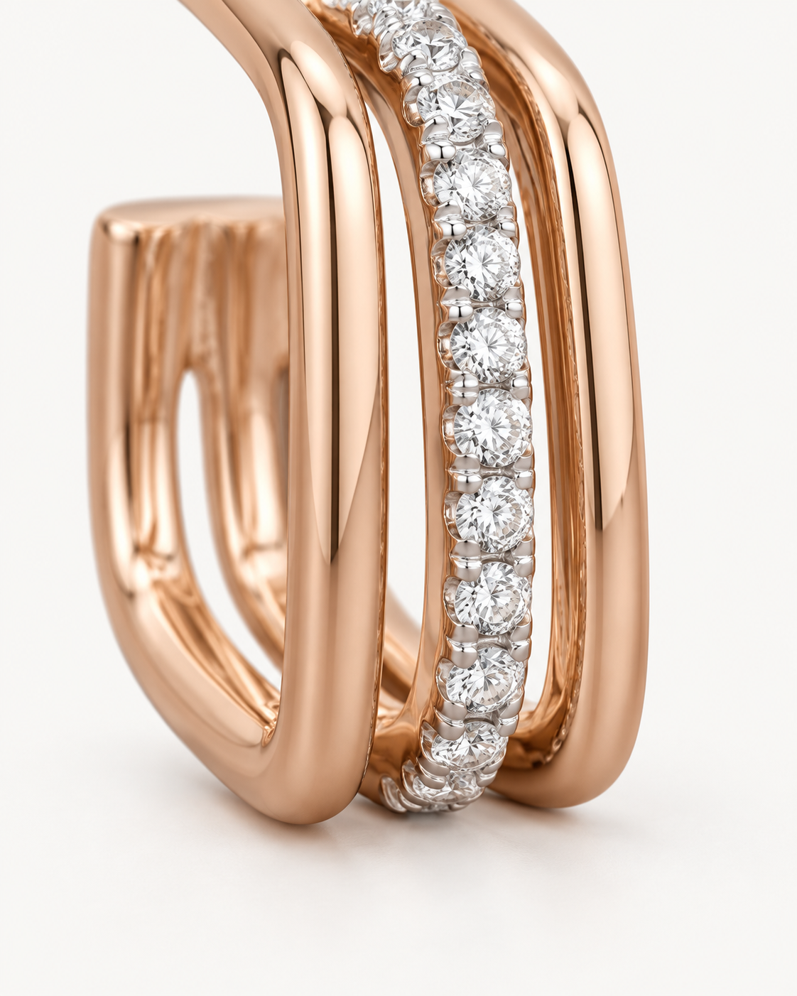 Triple-Band Hoops — construction detail