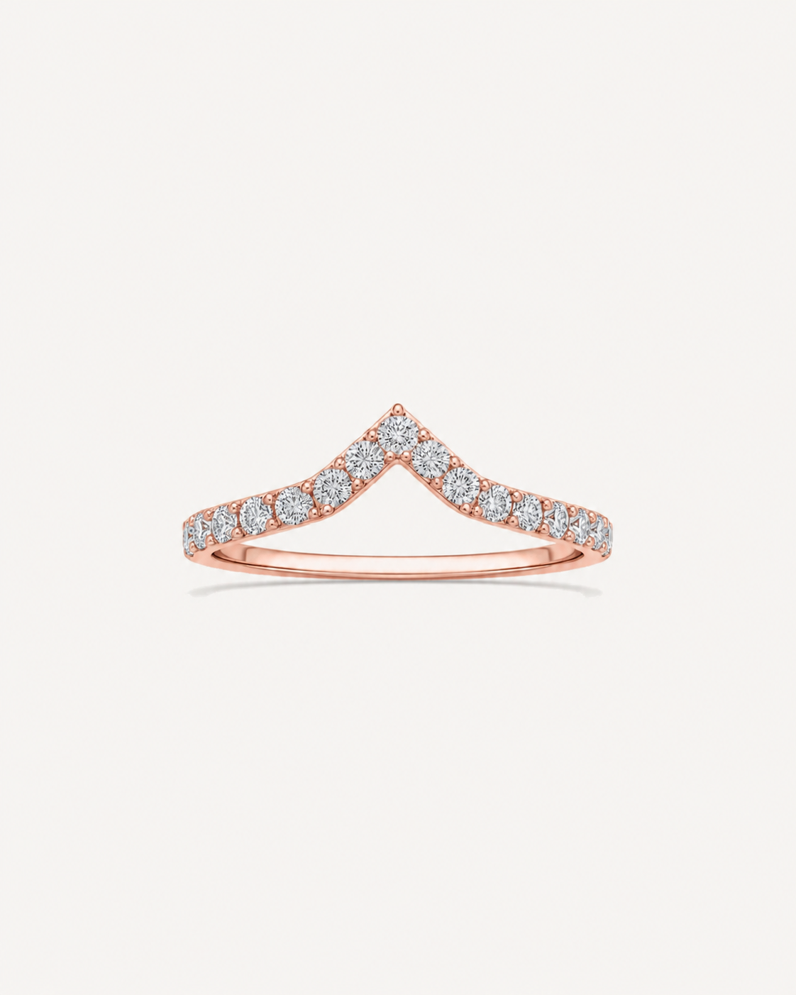 Wishbone Ring - Rose Gold