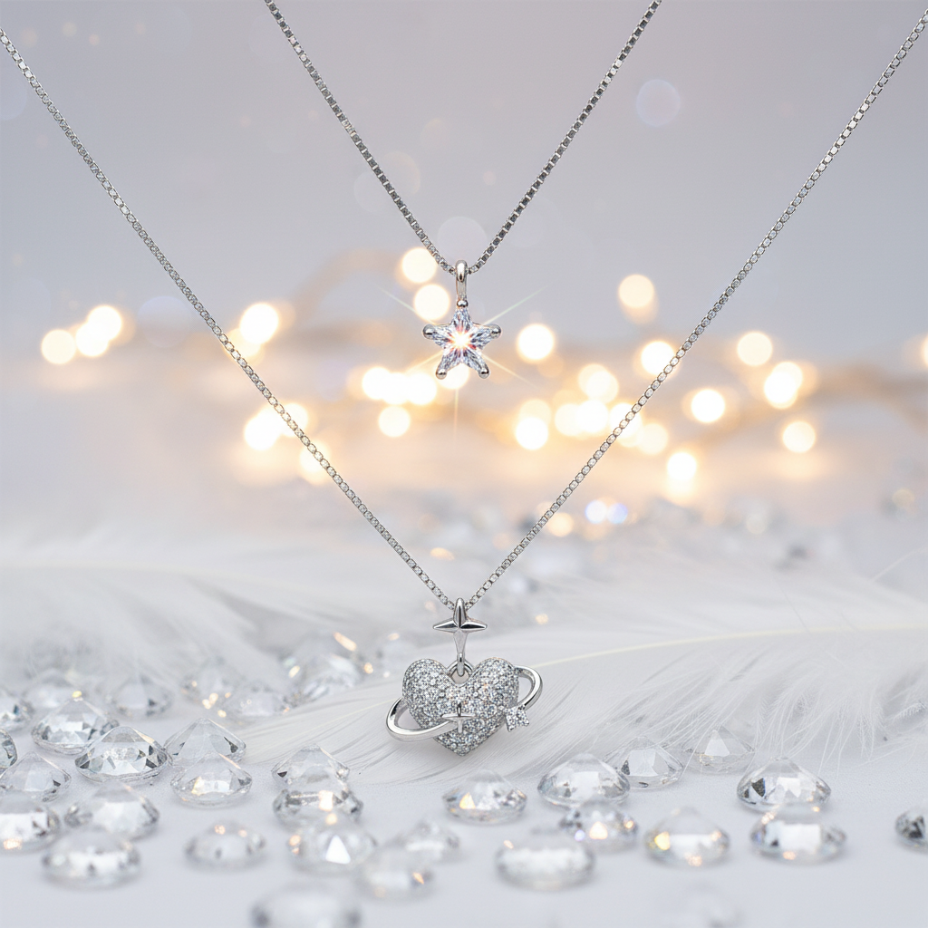 Luxury Lab Grown Diamond Necklaces