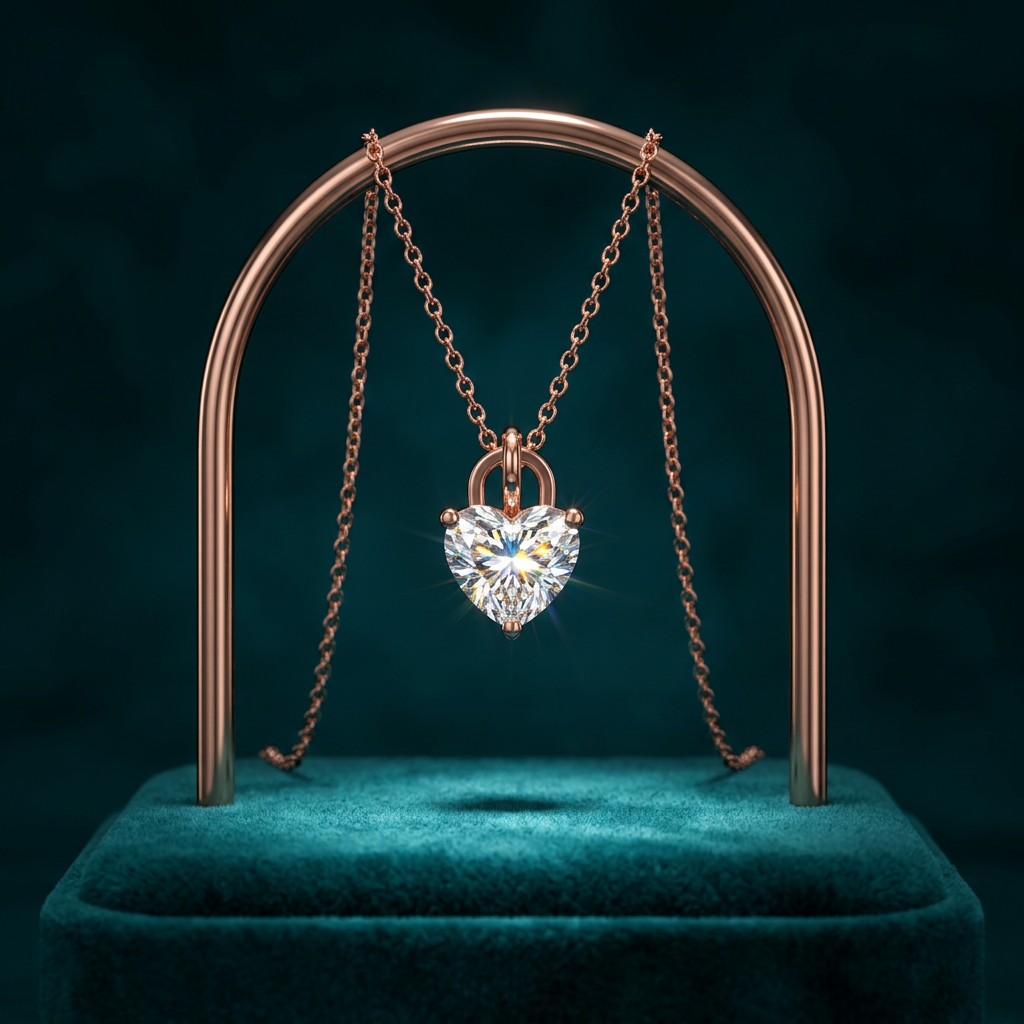Lyra Heart Necklace