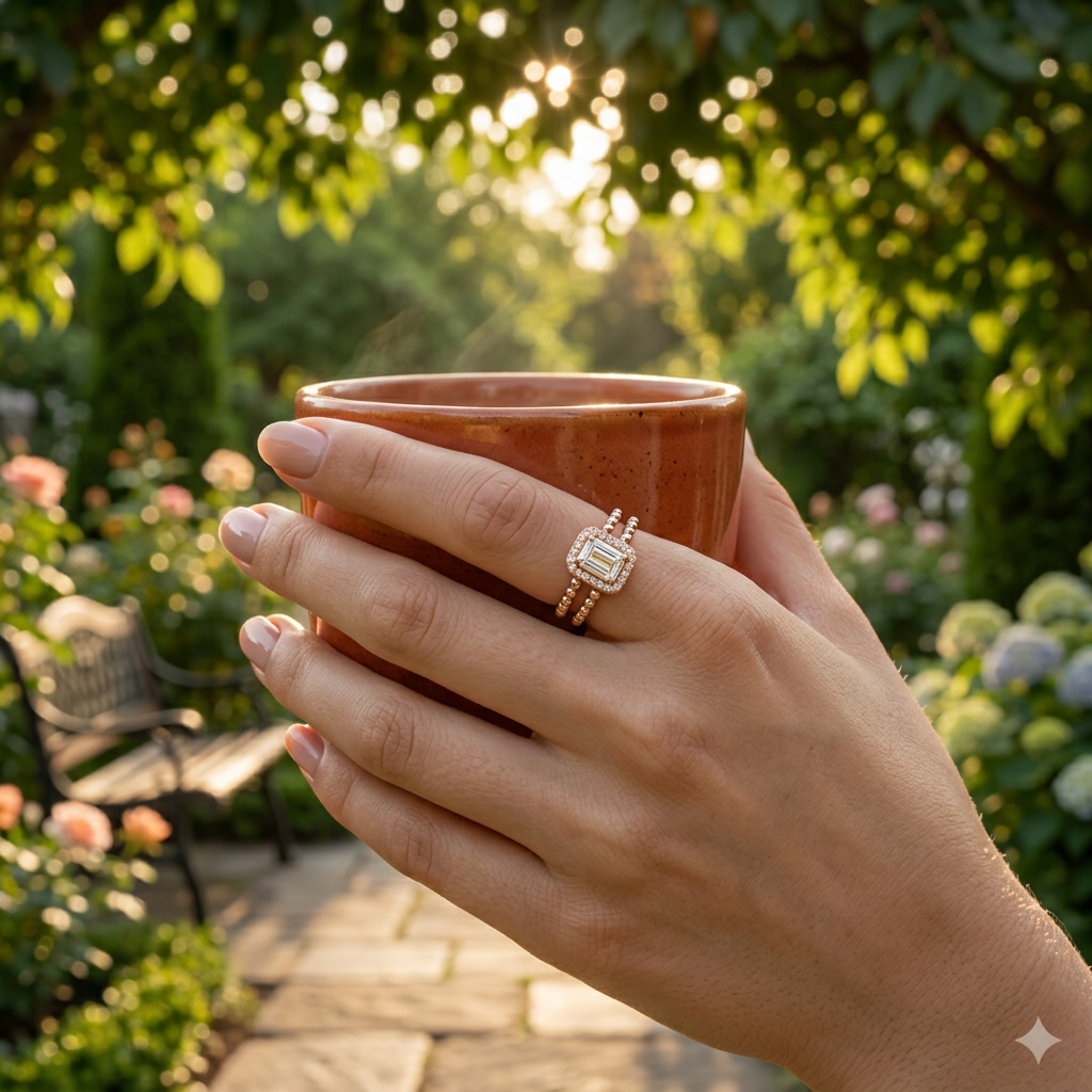 Prism Caviar Ring