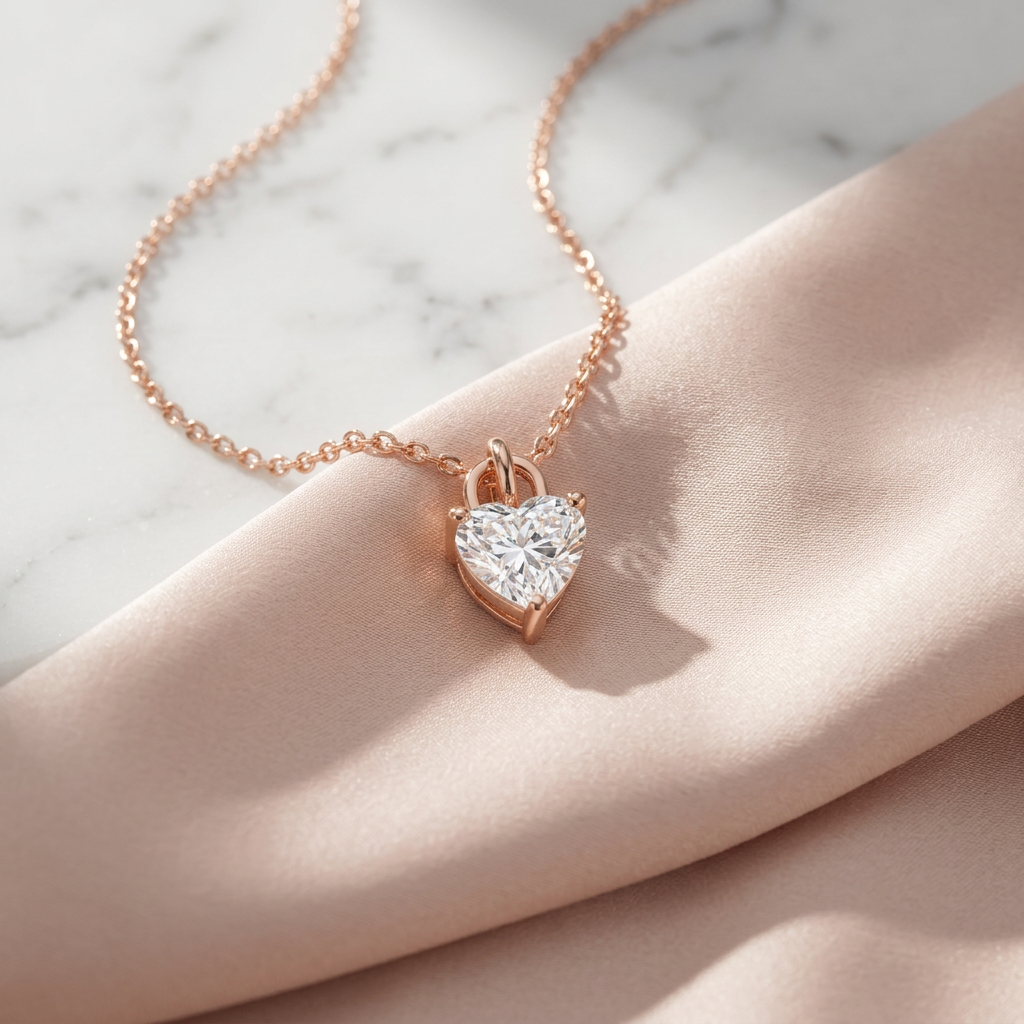 Lyra Heart Necklace