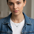 Cyan Sentinel Necklace