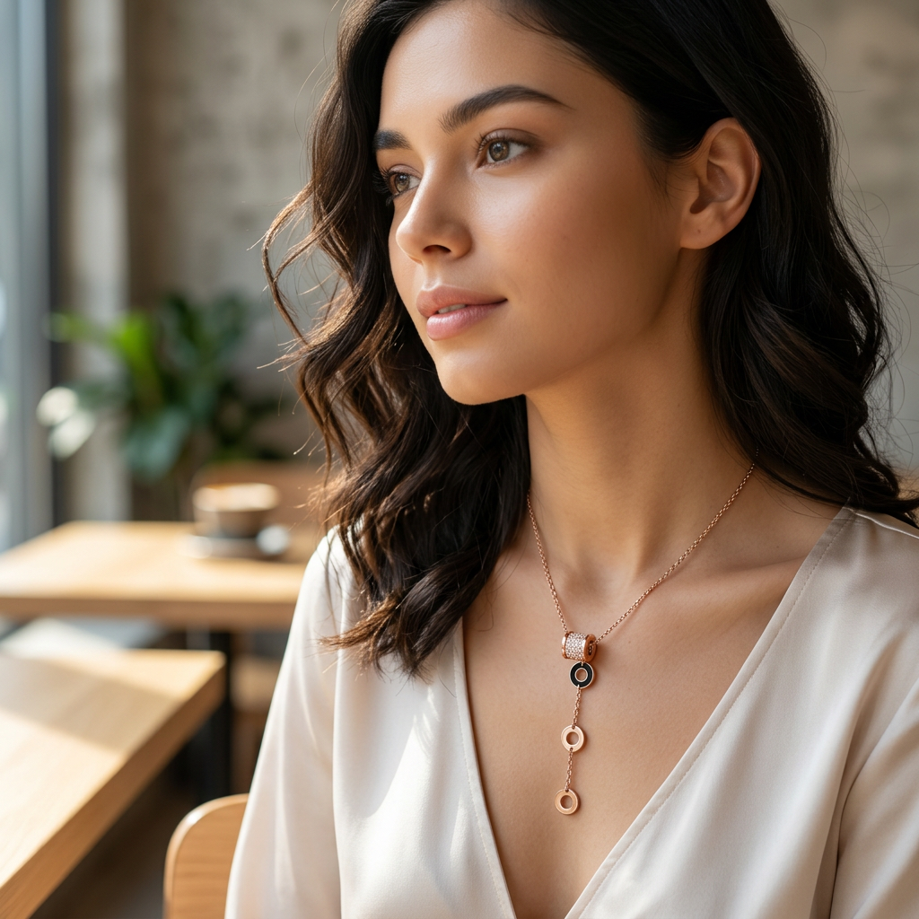 Orbit Lariat Necklace