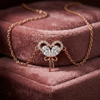 Ribbon Heart Necklace