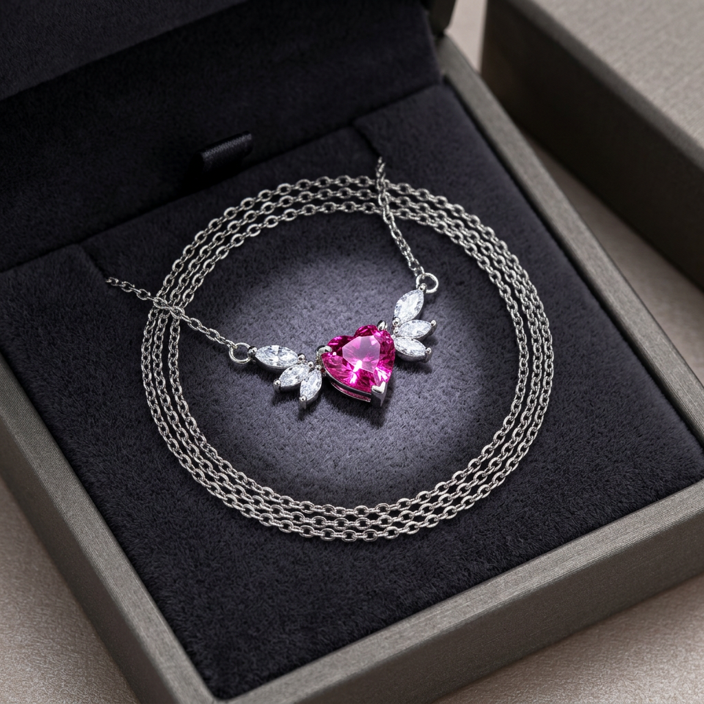 Petal Heart Necklace