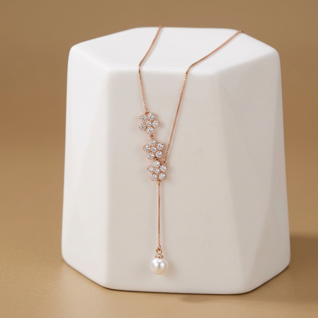 Pearl Blossom Necklace