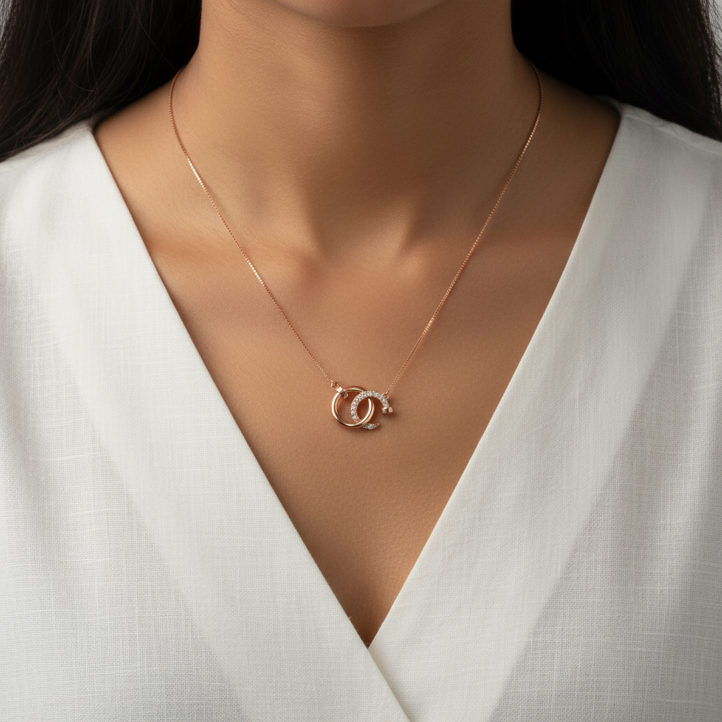 Convergent Arc Necklace