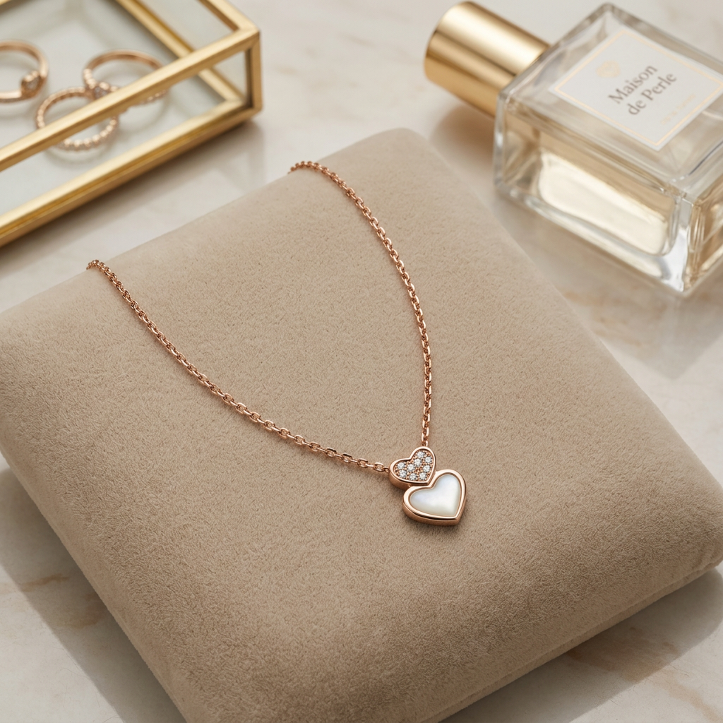 Pearl Heart Necklace