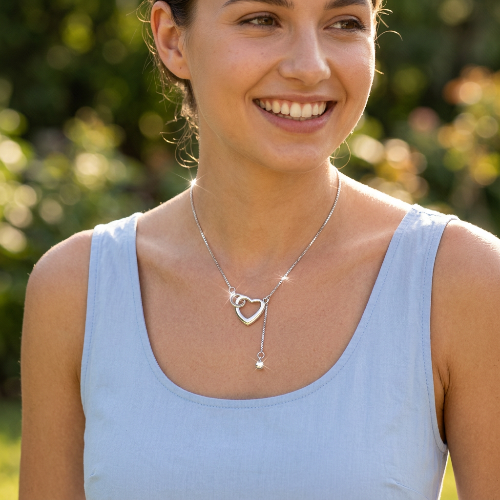 Heart Interlock Necklace