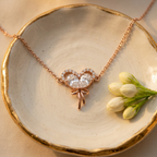Ribbon Heart Necklace