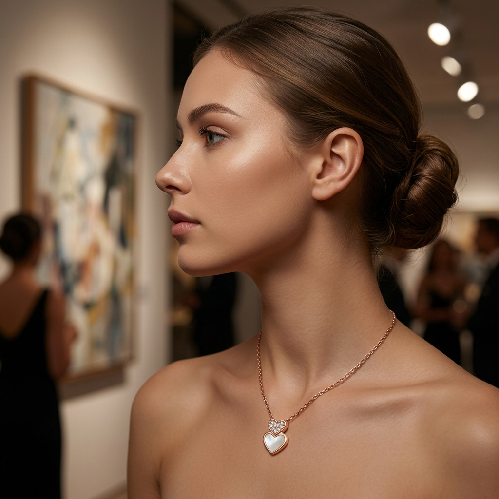 Pearl Heart Necklace