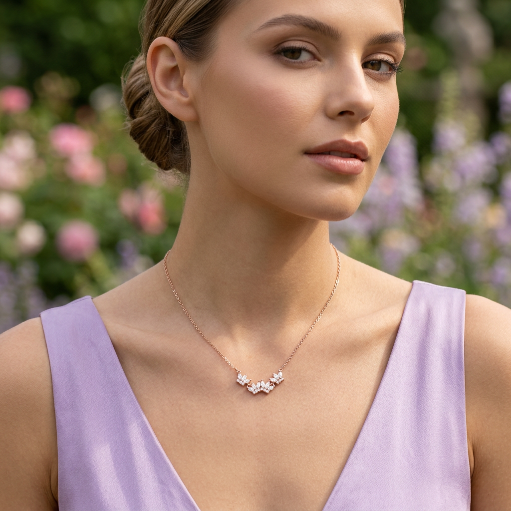 Marquise Tiara Necklace