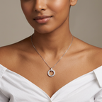 Meridian Halo Necklace