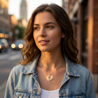 Lucent Square Necklace