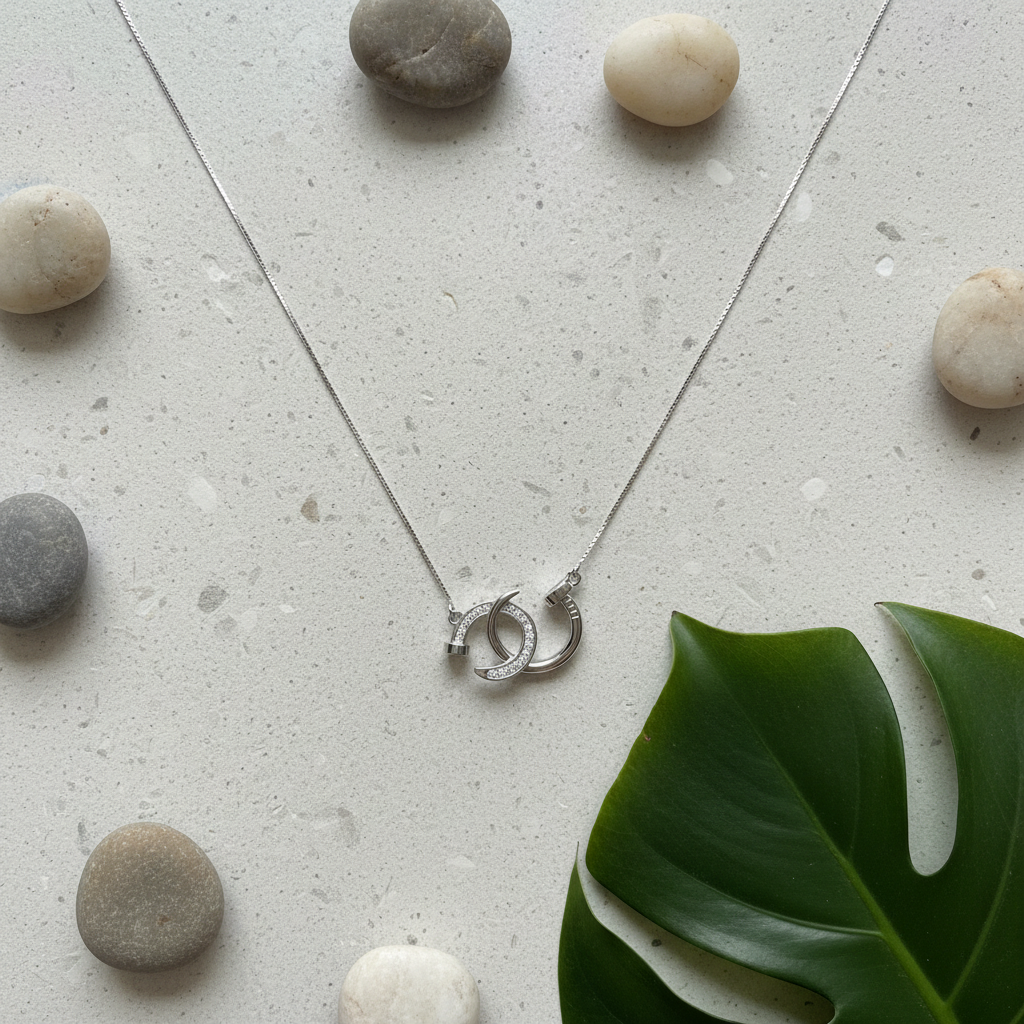 Convergent Arc Necklace
