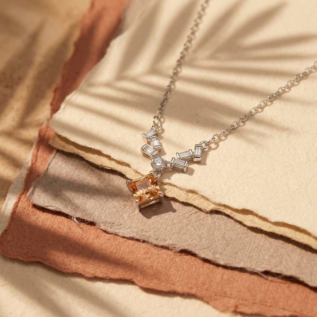 Aurelian Geometric Necklace
