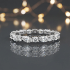 Alternating Marquise Ring