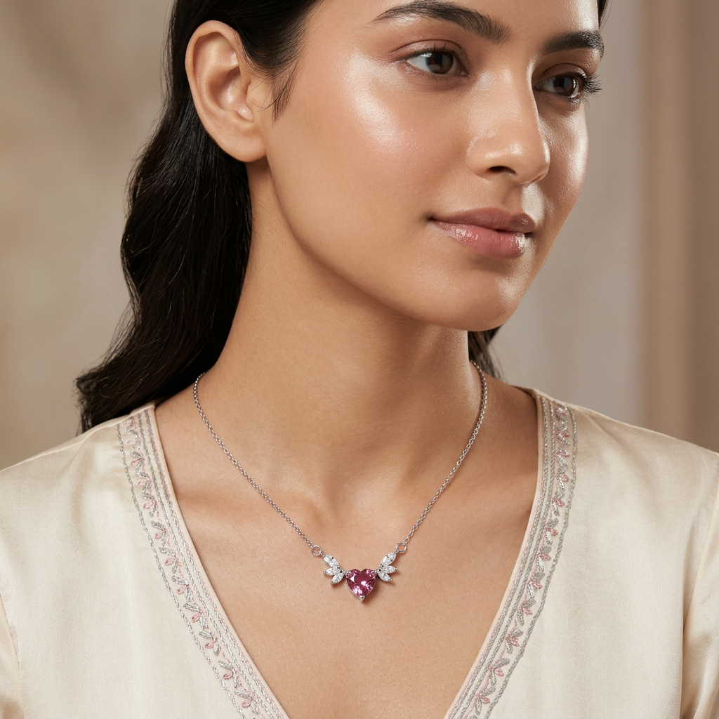 Petal Heart Necklace