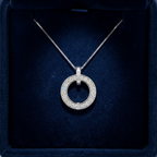 Meridian Halo Necklace