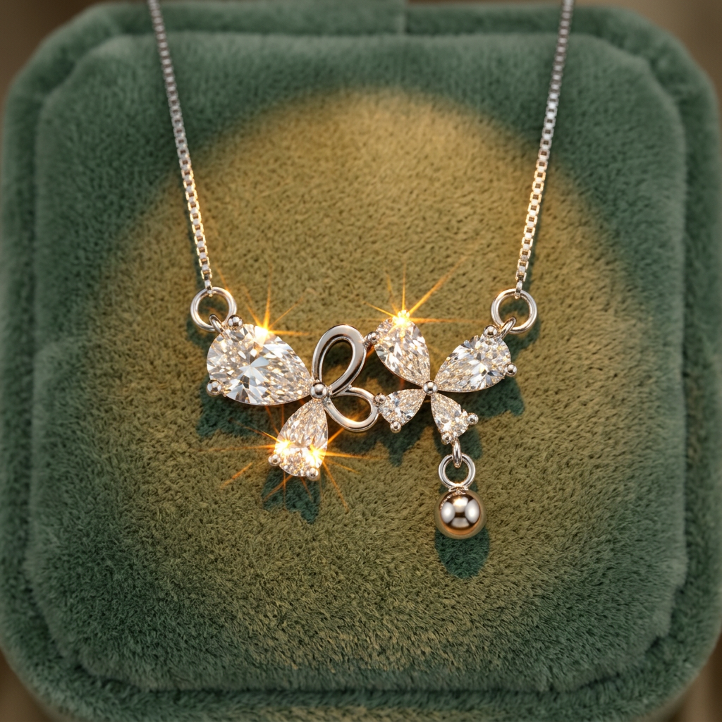 Astris Pear Necklace