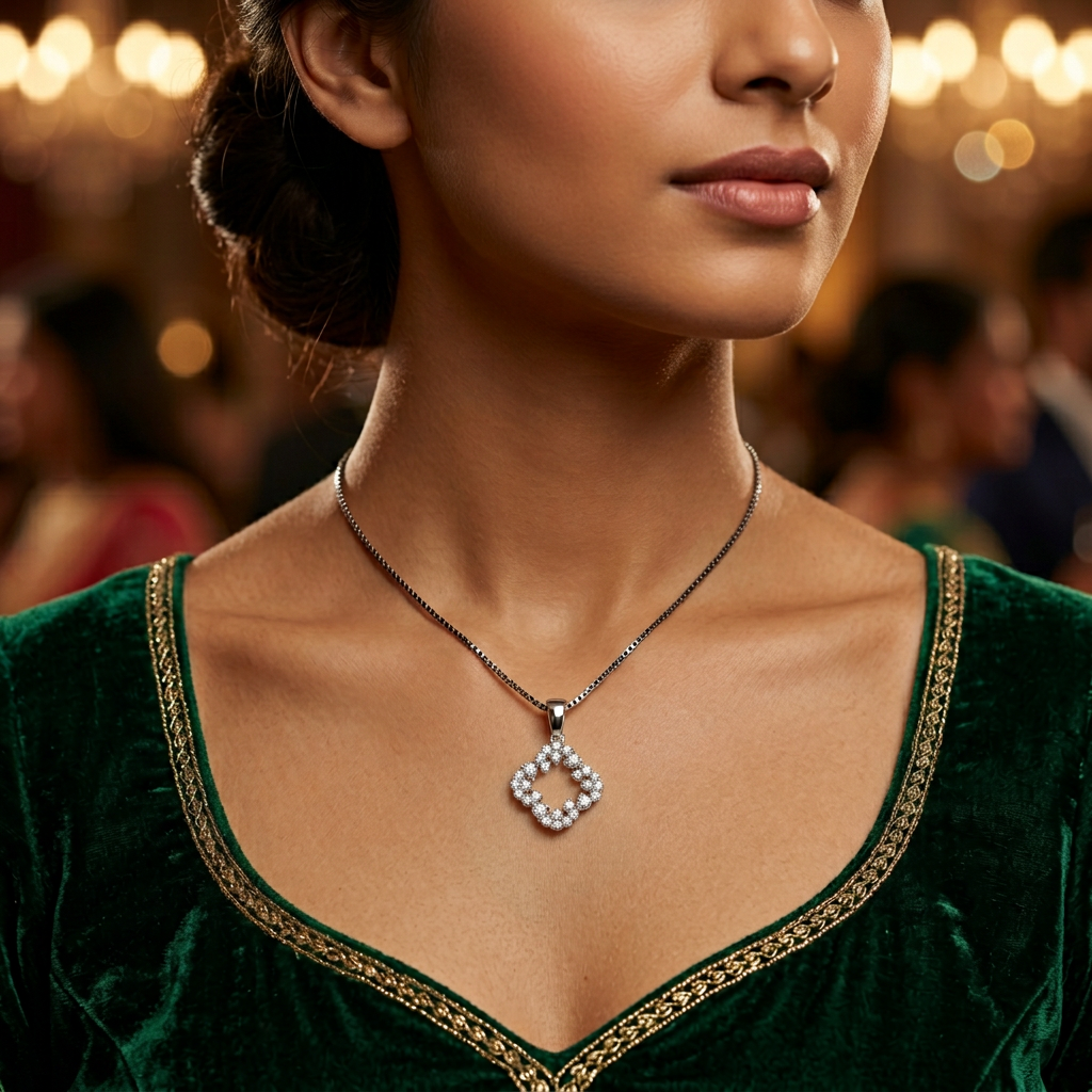 Lucent Square Necklace