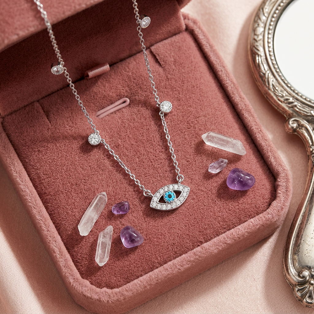 Cyan Sentinel Necklace
