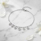 Lyric Hearts Bracelet