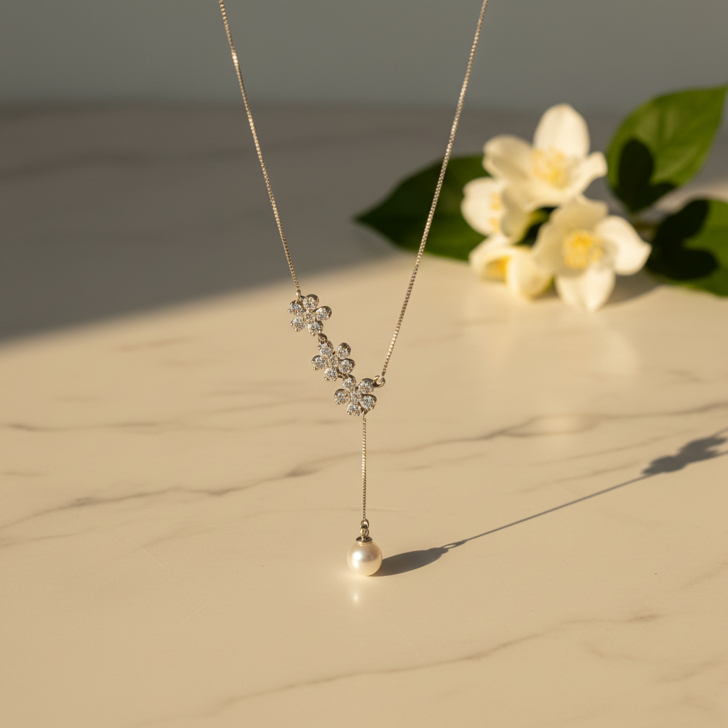 Pearl Blossom Necklace