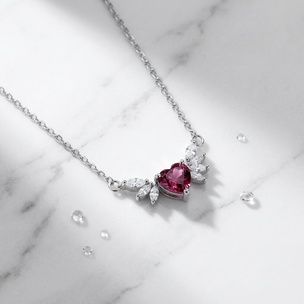 Petal Heart Necklace