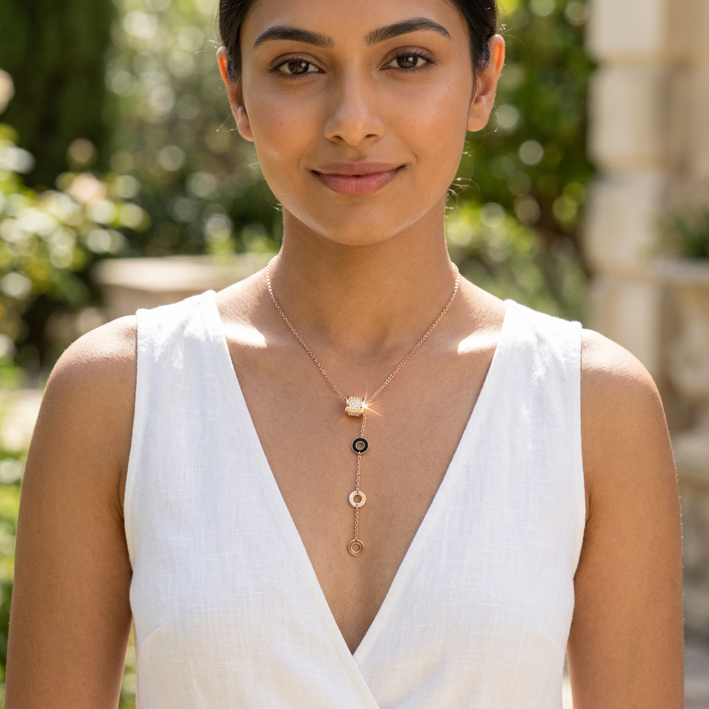 Orbit Lariat Necklace