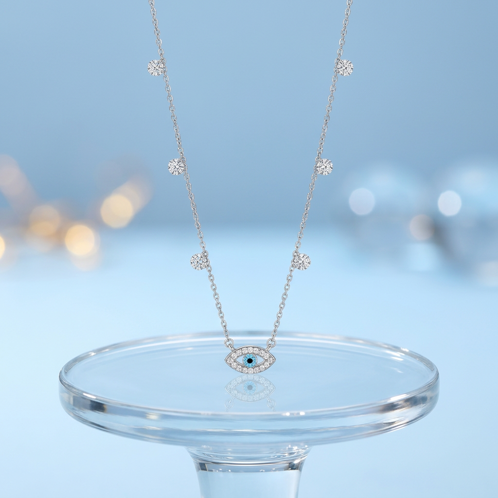 Cyan Sentinel Necklace