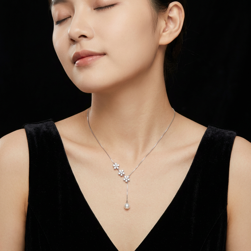 Pearl Blossom Necklace