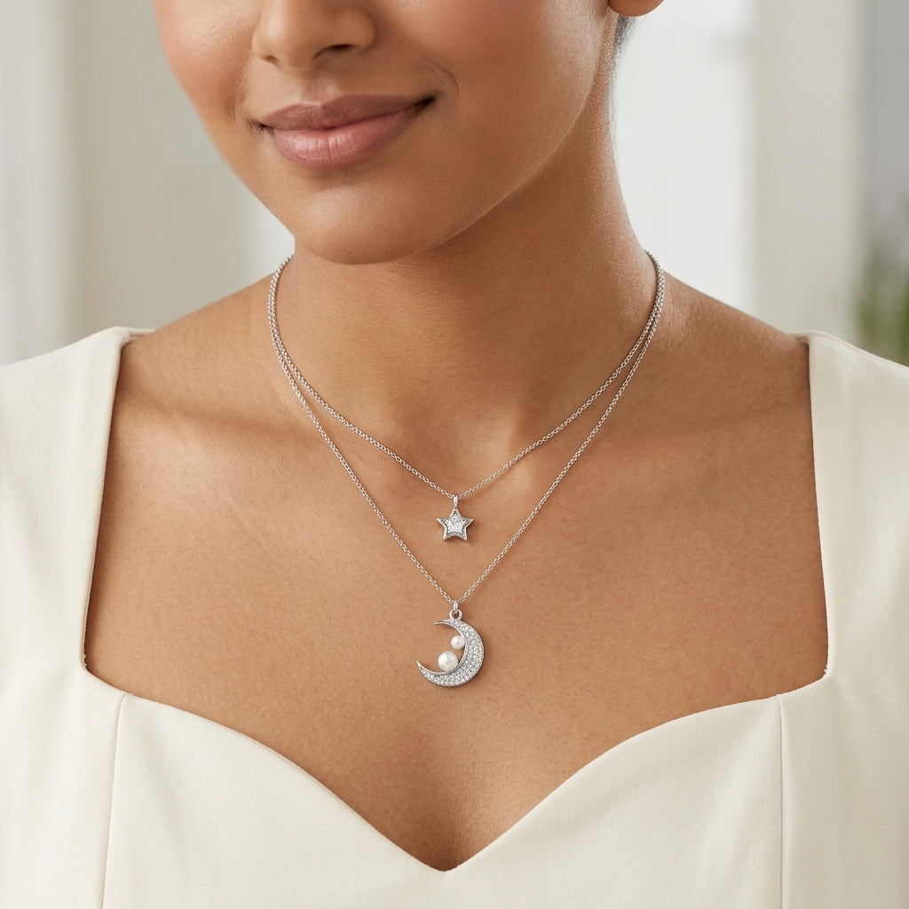 Celestial Duo Necklace