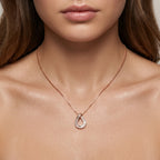 Baguette Teardrop Necklace