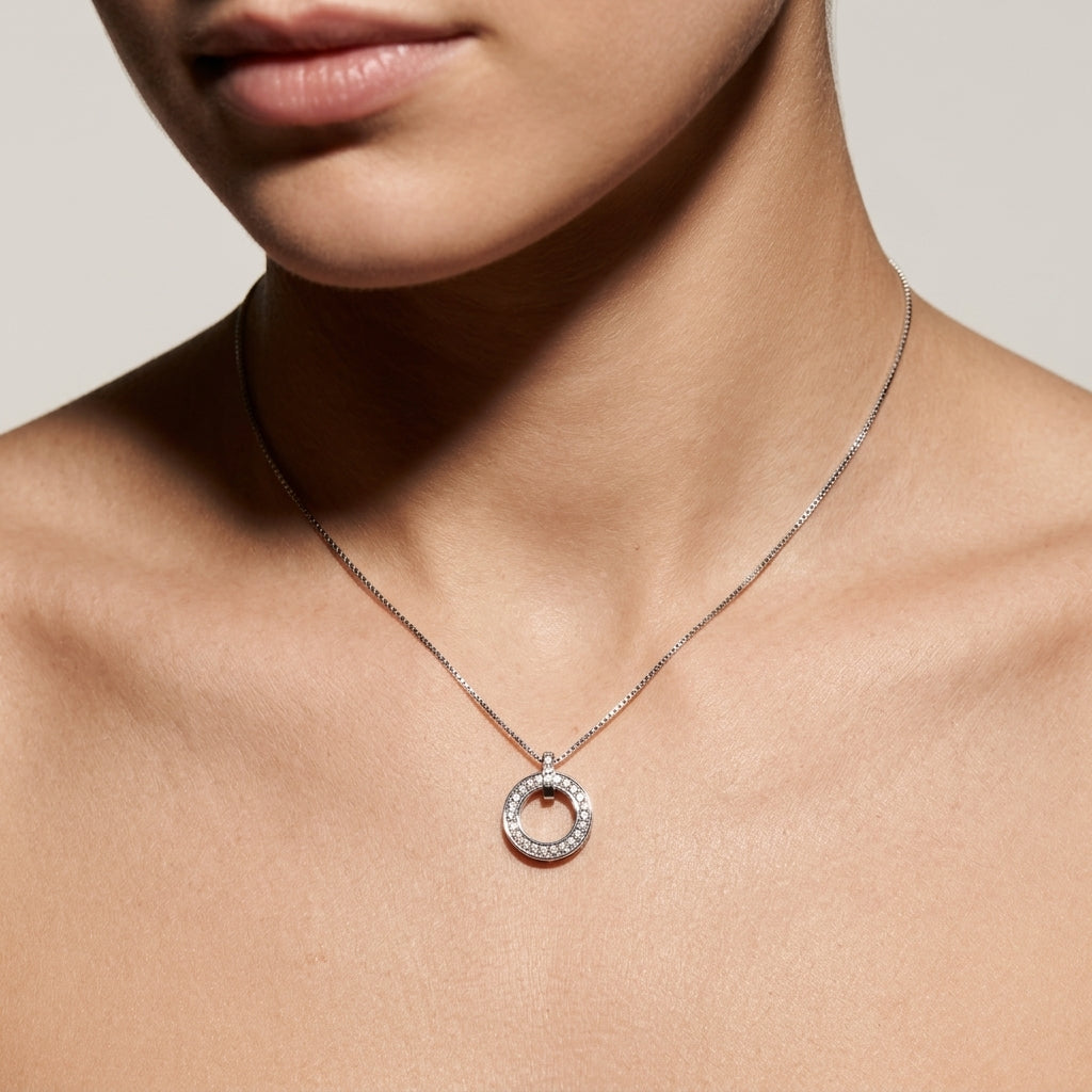 Meridian Halo Necklace