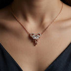 Ribbon Heart Necklace