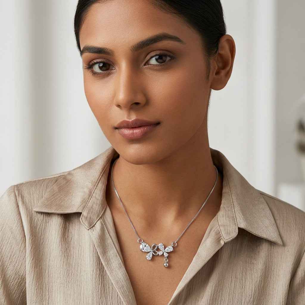 Astris Pear Necklace