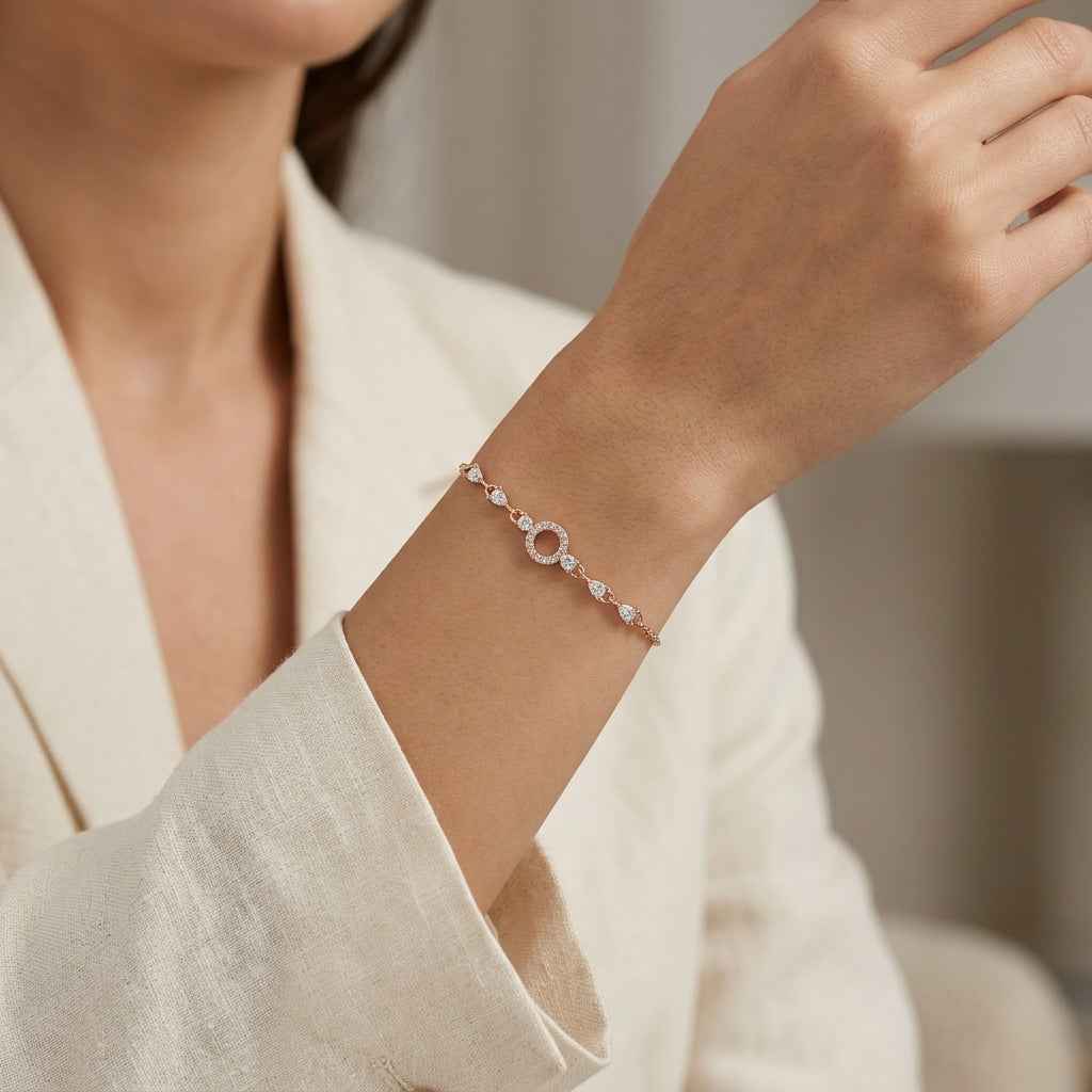 Rosé Orbit Bracelet